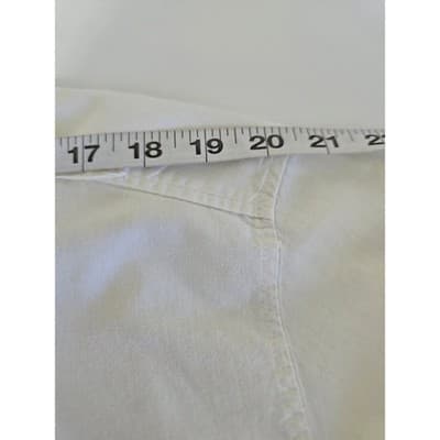 Aumuhle Mens Alpine Embroidered White Button Down Shirt Long Sleeve Size L 41/42 - Thumbnail 4