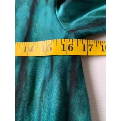 Zen-Knits Women's Small Tie-Dye Tunic Dress 3/4 Sleeve Boho Casual Small - Thumbnail 9