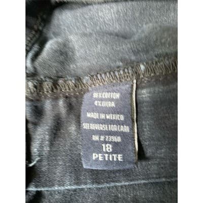 Avenue Blue Women's Vintage Blue Denim Jeans Size 18 Petite Straight - Thumbnail 3