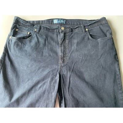 Avenue Blue Women's Vintage Blue Denim Jeans Size 18 Petite Straight - Thumbnail 6