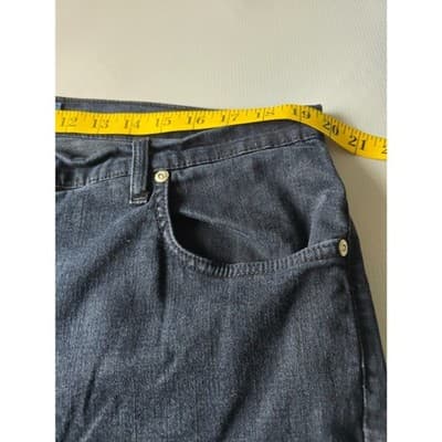 Avenue Blue Women's Vintage Blue Denim Jeans Size 18 Petite Straight - Thumbnail 8