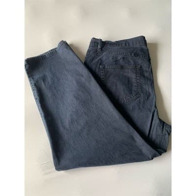 Avenue Blue Women's Vintage Blue Denim Jeans Size 18 Petite Straight - Thumbnail 11