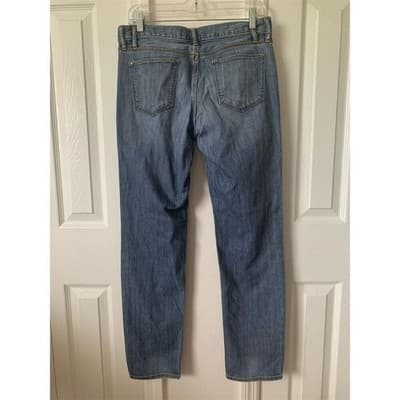 Eddie Bauer Women's Straight Jeans Size 4 Blue Denim Mid Rise - Thumbnail 5