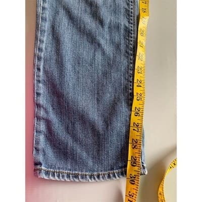 Eddie Bauer Women's Straight Jeans Size 4 Blue Denim Mid Rise - Thumbnail 8