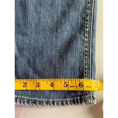 Eddie Bauer Women's Straight Jeans Size 4 Blue Denim Mid Rise - Thumbnail 9