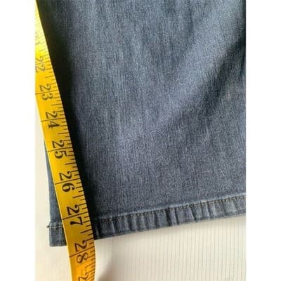 Avenue Blue Women's Vintage Blue Denim Jeans Size 18 Petite Straight - Thumbnail 10