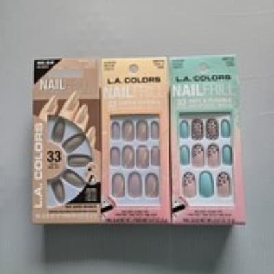 L.A. Colors Nail Frill High Gloss Artificial Nail Tip Kit 33 PC Lot of 3 - Thumbnail 5