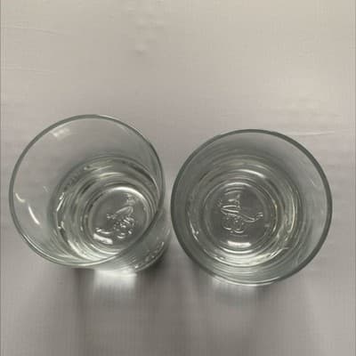 Vintage Crown Royal Whiskey Set with 2 Lowball Rocks Glasses - Thumbnail 3