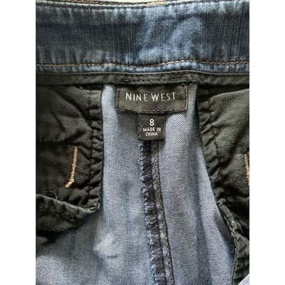 Nine West Women's Mid-Rise Denim Jeans Blue Size 8 - Thumbnail 8