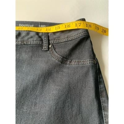 Avenue Denim Women's Petites Bootcut Jeans Black Size 18 Classic 5-Pocket - Thumbnail 3