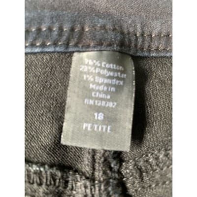 Avenue Denim Women's Petites Bootcut Jeans Black Size 18 Classic 5-Pocket - Thumbnail 7