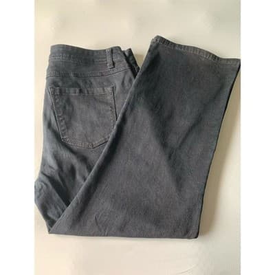 Avenue Denim Women's Petites Bootcut Jeans Black Size 18 Classic 5-Pocket - Thumbnail 2