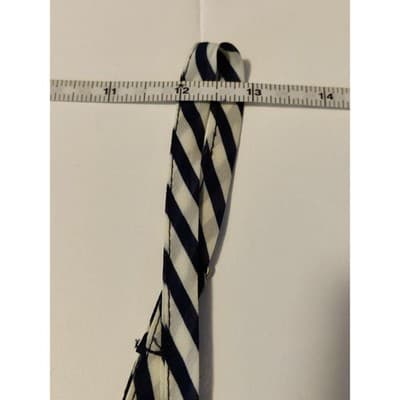 Pure Energy Striped Ruffle Tank Top Blouse Blue/White Women's Size 2 - Thumbnail 7