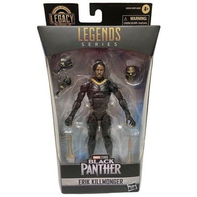 Hasbro Marvel Legends Black Panther Killmonger Action Figure Legacy Collection - Image 1