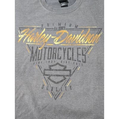 Harley-Davidson Rockstar Ft Myers Florida Alligator T-Shirt Gray Mens 3XL 3TG - Image 1