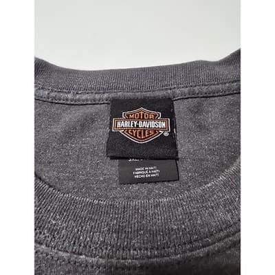 Harley-Davidson Rockstar Ft Myers Florida Alligator T-Shirt Gray Mens 3XL 3TG - Thumbnail 4