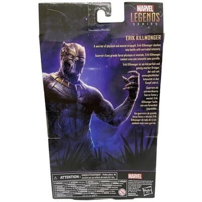 Hasbro Marvel Legends Black Panther Killmonger Action Figure Legacy Collection - Thumbnail 2