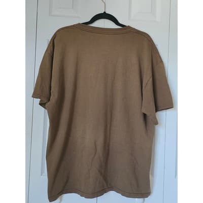 Alstyle American Classic Truck Graphic T-Shirt Brown Mens XL 100% Cotton 2000s - Thumbnail 8