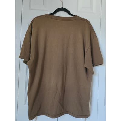 Alstyle American Classic Truck Graphic T-Shirt Brown Mens XL 100% Cotton 2000s - Thumbnail 2