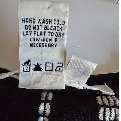 Max Studio Black White Striped Braided Cotton Shift Dress XS 3903M55 - Thumbnail 4