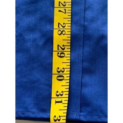 Hisdern Men's Blue Long Sleeve Button-Down Dress Shirt Size L - Thumbnail 8