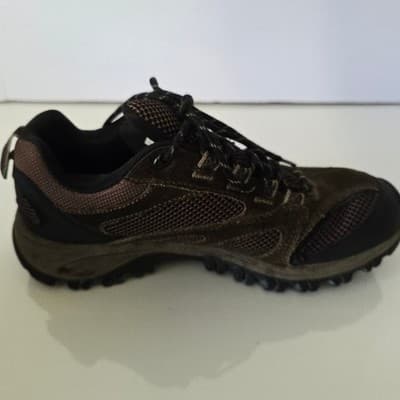 Merrell Men's Brown Suede Mesh Trail Hiking Shoes Air Cushion Comfort Size 9 - Thumbnail 10