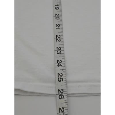 Port & Company Matlacha Low Life Blue Dog Bar Ringer T-Shirt White Red Large - Thumbnail 7