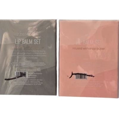 Aromatherapy Lip Balm Set 4 Pack Sea Salt Sage Orange Blossom Shea Butter New - Thumbnail 5