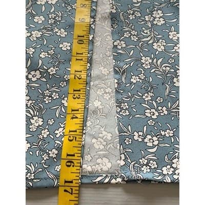 SHEIN Women's M Blue Floral Knot Front Split Thigh Cami Midi Dress - Thumbnail 9