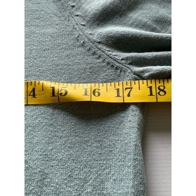 LOFT Women's Blue Paisley Bell Sleeve Pullover Sweater Size S Petite - Thumbnail 6