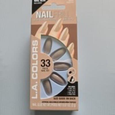 L.A. Colors Nail Frill High Gloss Artificial Nail Tip Kit 33 PC Lot of 3 - Thumbnail 7