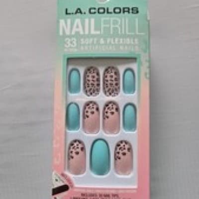 L.A. Colors Nail Frill High Gloss Artificial Nail Tip Kit 33 PC Lot of 3 - Thumbnail 9