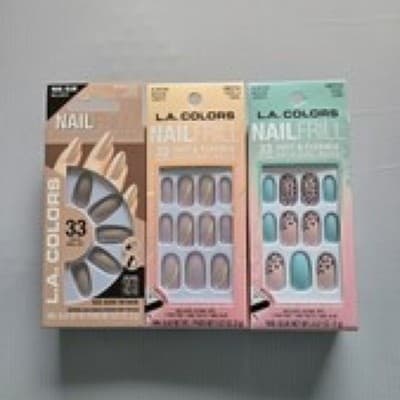 L.A. Colors Nail Frill High Gloss Artificial Nail Tip Kit 33 PC Lot of 3 - Thumbnail 6