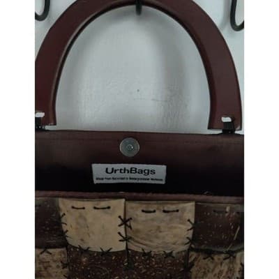 Urthbags Handcrafted Coconut Shell Handbag - Thumbnail 2