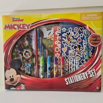 Disney Junior Mickey Mouse Clubhouse Stationery Set 30+ Pieces 708850MCH NEW - Thumbnail 3