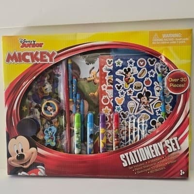 Disney Junior Mickey Mouse Clubhouse Stationery Set 30+ Pieces 708850MCH NEW - Thumbnail 5