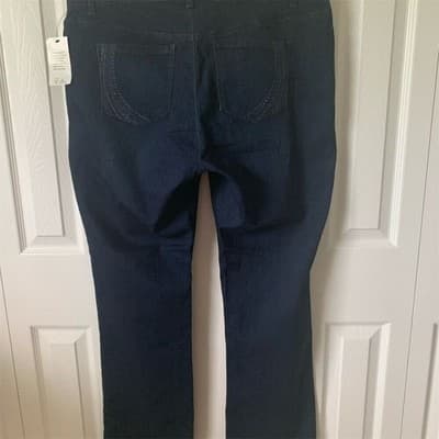 Red Head Men's Relaxed Fit Straight Jeans Blue Size 33x30 Dark Wash - Thumbnail 3