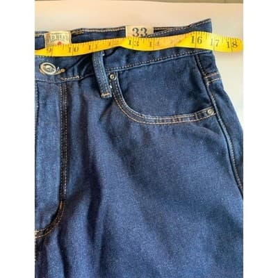 Red Head Men's Relaxed Fit Straight Jeans Blue Size 33x30 Dark Wash - Thumbnail 10