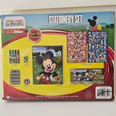 Disney Junior Mickey Mouse Clubhouse Stationery Set 30+ Pieces 708850MCH NEW - Thumbnail 2