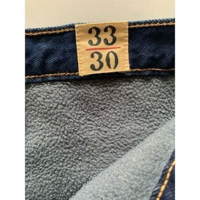 Red Head Men's Relaxed Fit Straight Jeans Blue Size 33x30 Dark Wash - Thumbnail 13