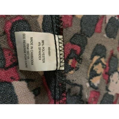 Ny Collection 3/4 Sleeve Printed Scoop Neck Dress Multicolor Womens - Thumbnail 10