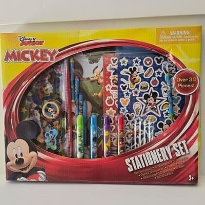 Disney Junior Mickey Mouse Clubhouse Stationery Set 30+ Pieces 708850MCH NEW - Thumbnail 6