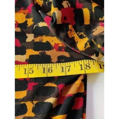 Ny Collection 3/4 Sleeve Printed Scoop Neck Dress Multicolor Womens - Thumbnail 6