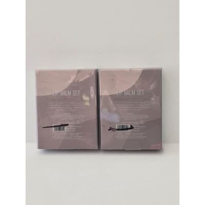 Aromafields White Jasmine Lip Balm Set Shea Butter 0.1oz 2 Packs 4 Tubes Total - Image 1