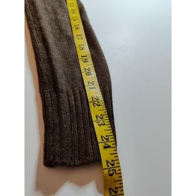 H&M Womens Basic Long Sleeve Taupe Knit Open Front Cardigan Brown Size Small - Thumbnail 7