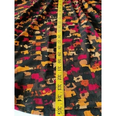 Ny Collection 3/4 Sleeve Printed Scoop Neck Dress Multicolor Womens - Thumbnail 9