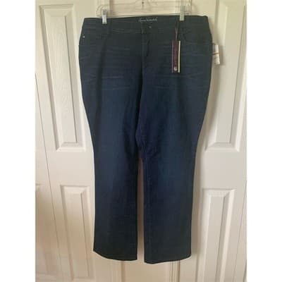 Red Head Men's Relaxed Fit Straight Jeans Blue Size 33x30 Dark Wash - Thumbnail 4