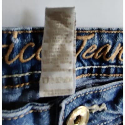 Justice Jeans Girls Shorts Size 14R Stretch Denim Med Wash Blue - Thumbnail 5