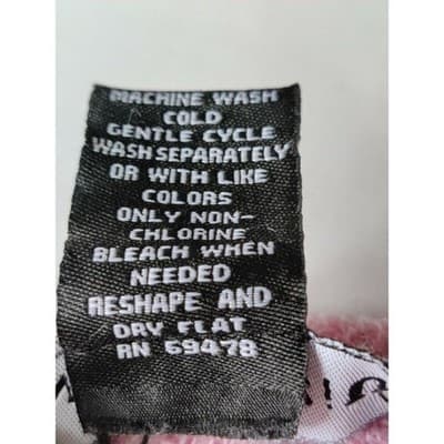 PANDEMONIUM Pink Fuzzy Knit Crew Neck Long Sleeve Sweater Top Size S - Thumbnail 5