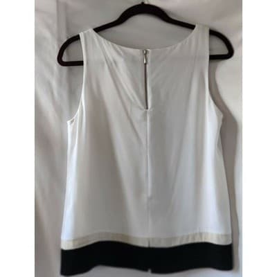 White House Black Market Tank Top Scoop Neck Sleeveless Womens Size Small - Thumbnail 2